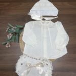 Conjunto ceremonia azahar marfil