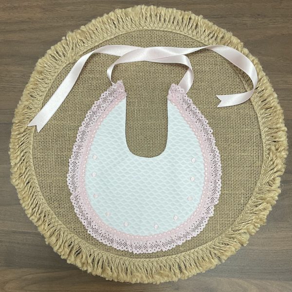 Babero piqué panetes rosa