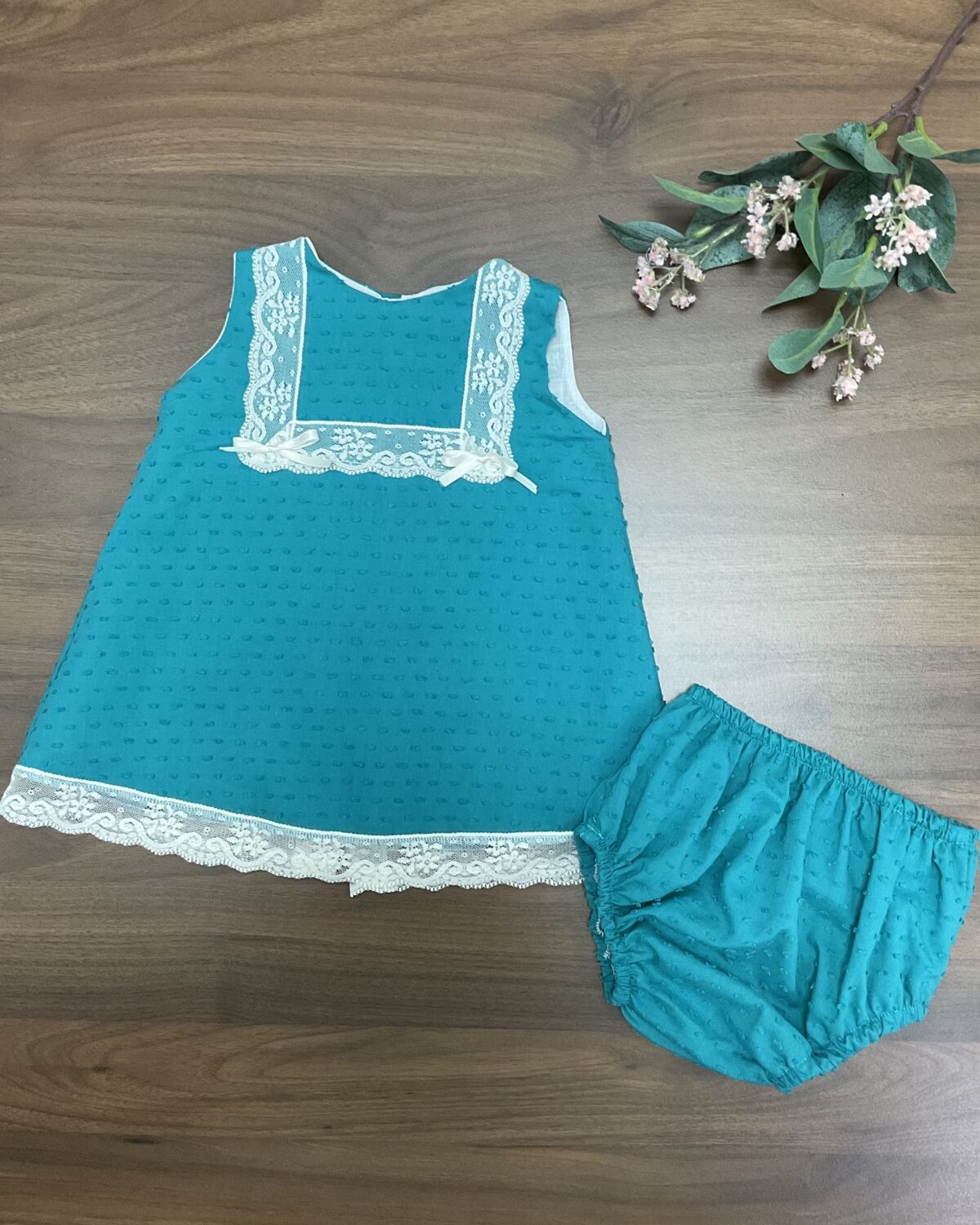 Vestido y braga Lila Verde - Imagen 1