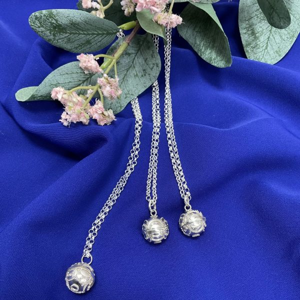 Llamador de ángeles plata