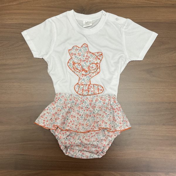 Conjunto camiseta y braga zorrito