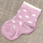 Calcetín estrella rosa