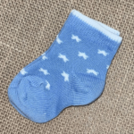 Calcetín estrella azul