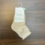 Calcetín lazo camel