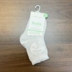 Calcetín lazo blanco