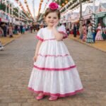 Traje flamenca perforado