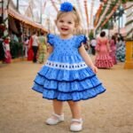 Traje flamenca Clavel