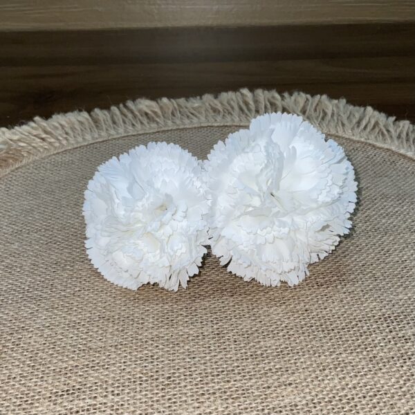 Flor de flamenca blanca