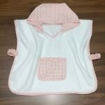 Poncho vichy cuadros pequeños