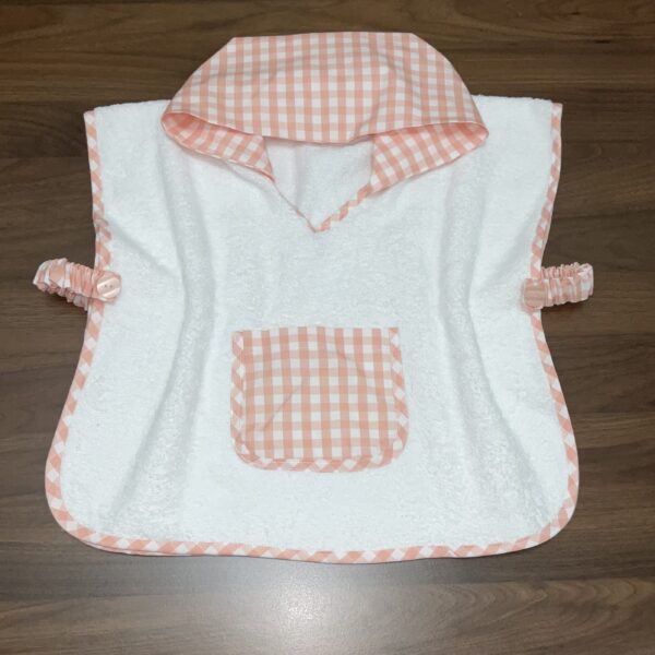 Poncho vichy cuadros grandes