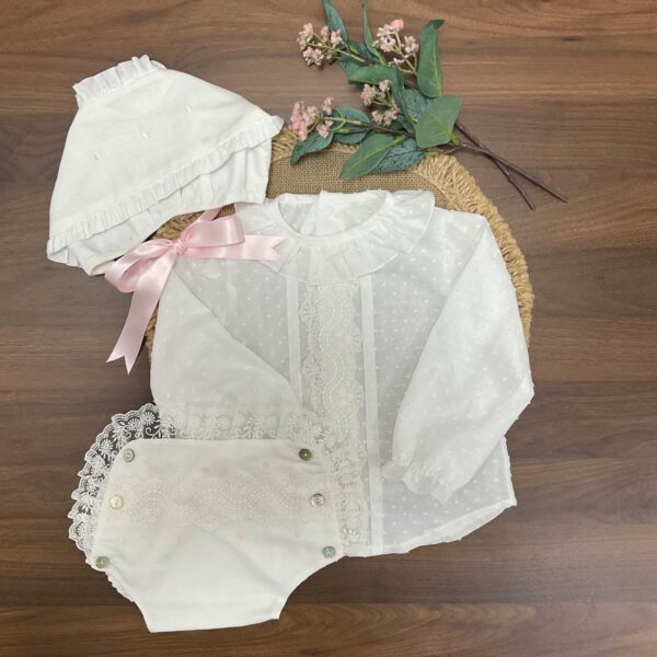 Conjunto ceremonia Romero rosa