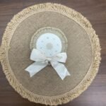 Medallón círculos camel