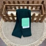 Leotardo liso verde botella