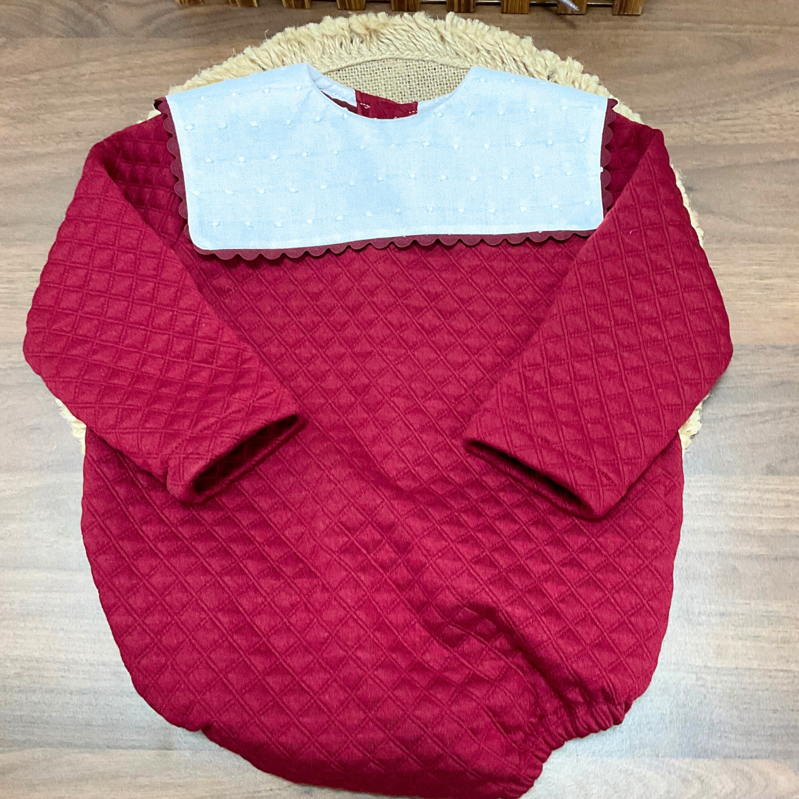 Pelele_Uganda_Burdeos (1) Pelele Uganda Burdeos - Imagen 1