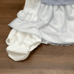 Vestido ceremonia crisantemo porcelana - Imagen 2