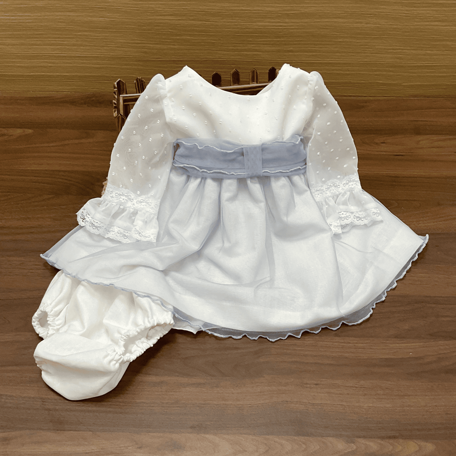 Copia de Fotos Web Ghana (13) Vestido ceremonia crisantemo porcelana - Imagen 1