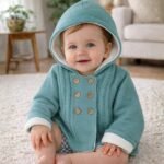 Chaqueta de punto verde