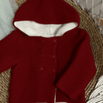 Chaqueta de punto burdeos - Imagen 2