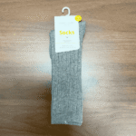 Calcetín largo canutillo gris