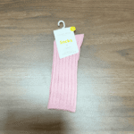 Calcetín largo canutillo rosa