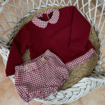 Conjunto pololo Borgoña Burdeos - Imagen 2