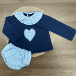 Jesusito Corazón Azul Marino