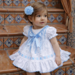 Traje flamenca brisa porcelana