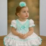 Traje flamenca brisa verde agua