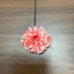 Flor de flamenca rosa coral degradado