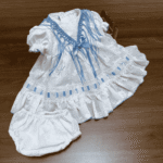 Traje flamenca brisa celeste