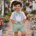 Conjunto niño Vichy Verde