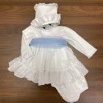 Vestido ceremonia Castaño porcelana - Imagen 2