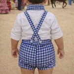 Conjunto niño Vichy Azul Marino - Imagen 2