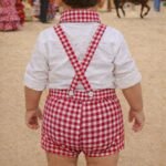 Conjunto niño Vichy Rojo - Imagen 2