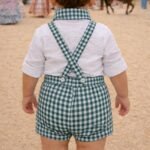 Conjunto niño Vichy Verde - Imagen 2