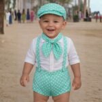 Conjunto niño Verdial con gorra