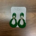 Pendientes Verdes grandes