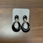 Pendientes Negros grandes