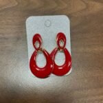 Pendientes Rojos grandes