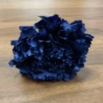 Flor de flamenca azul marino
