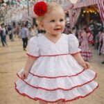 Traje flamenca Aire Rojo